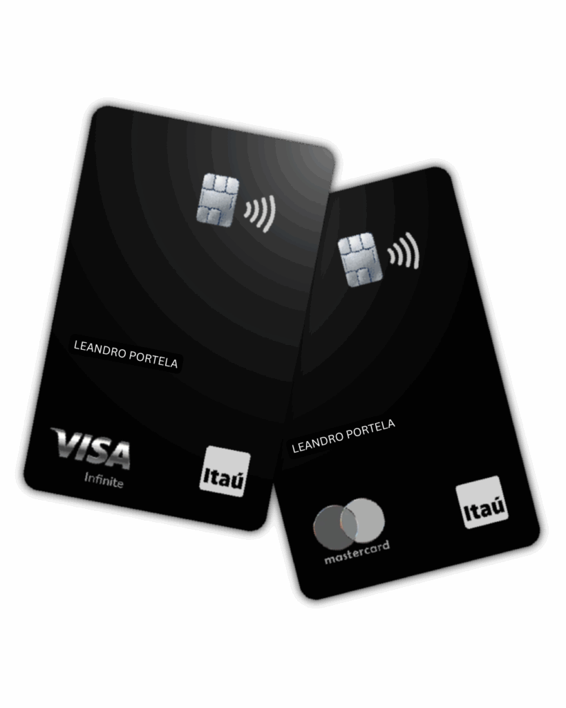 Mastercard Black Itaú Varejo e Visa Infnite Itaú Varejo