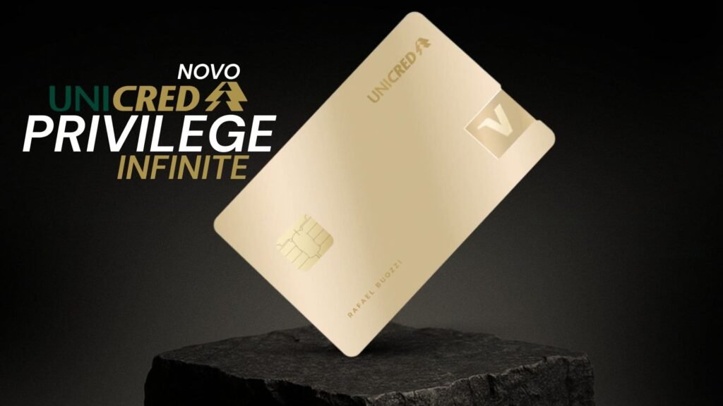 NOVO CARTÃO UNICRED VISA INFINITE PRIVILEGE 1 Unicredi visa infinite Privilege