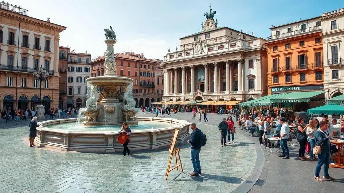 caminhe pela piazza navona e sinta a vibe local
