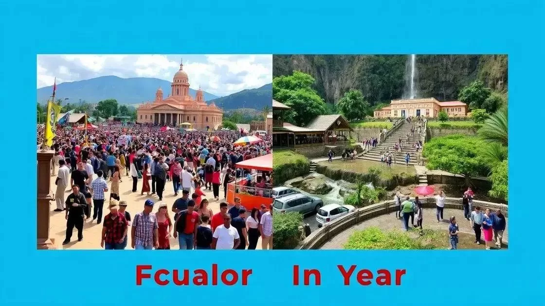 Alta e baixa temporada turística