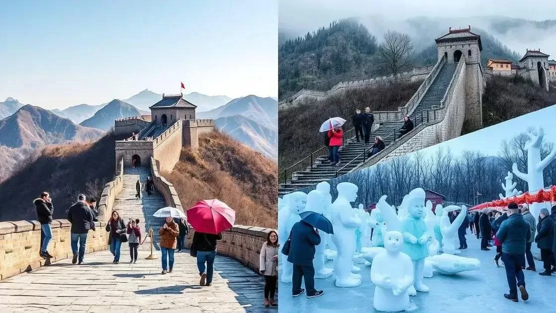 Como o clima afeta atrações turísticas e passeios