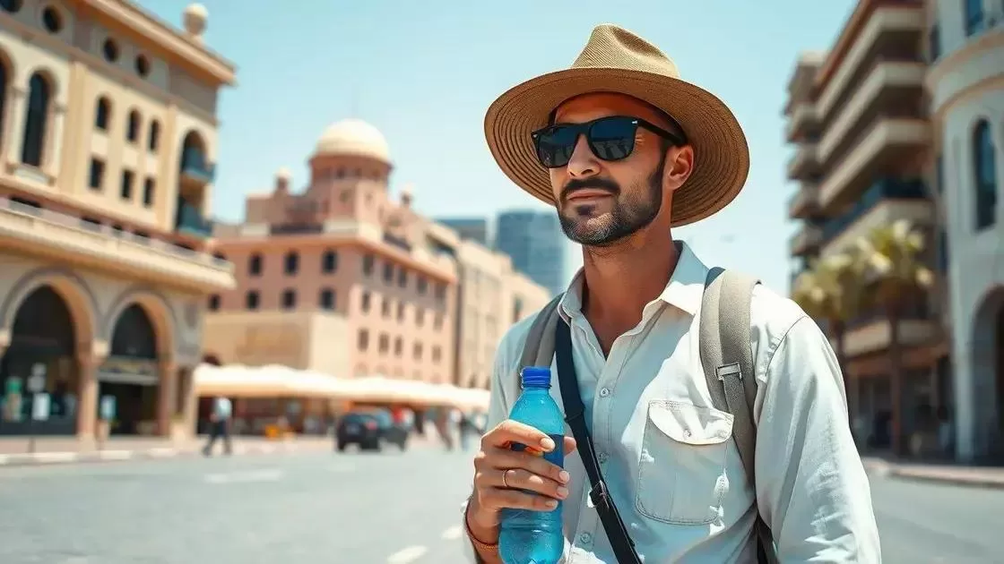 Cuidados com saúde e vestuário em diferentes estações