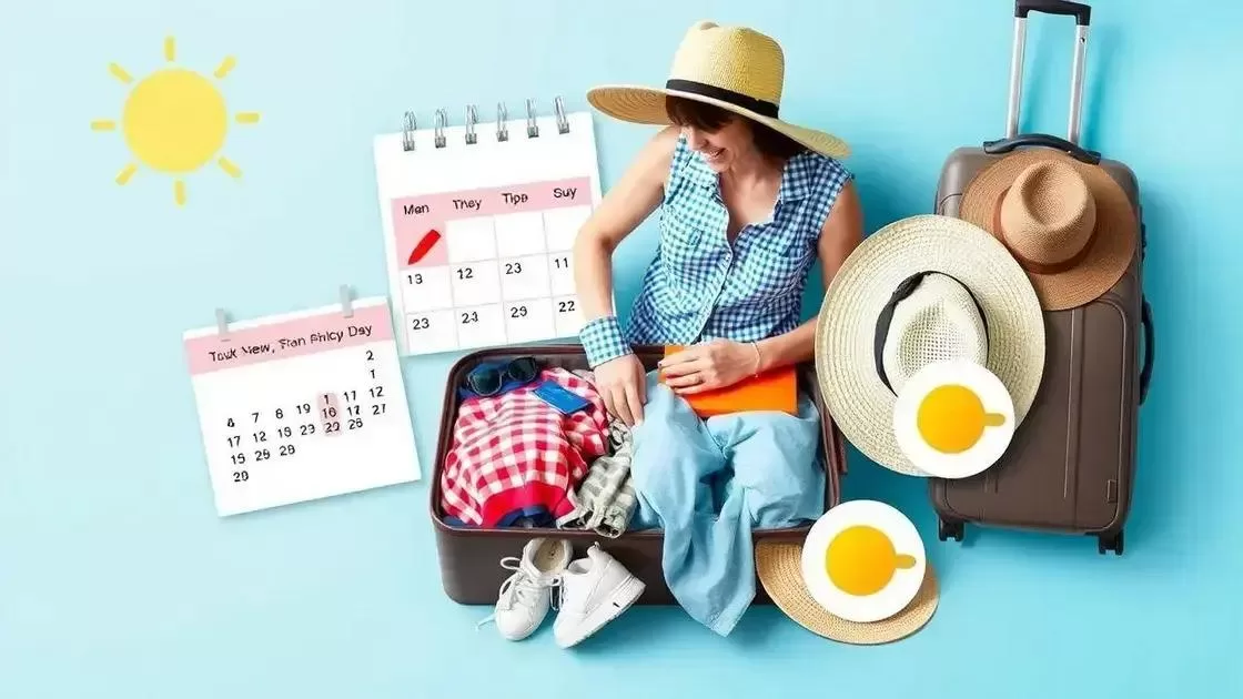 dicas para planejar sua viagem na época ideal