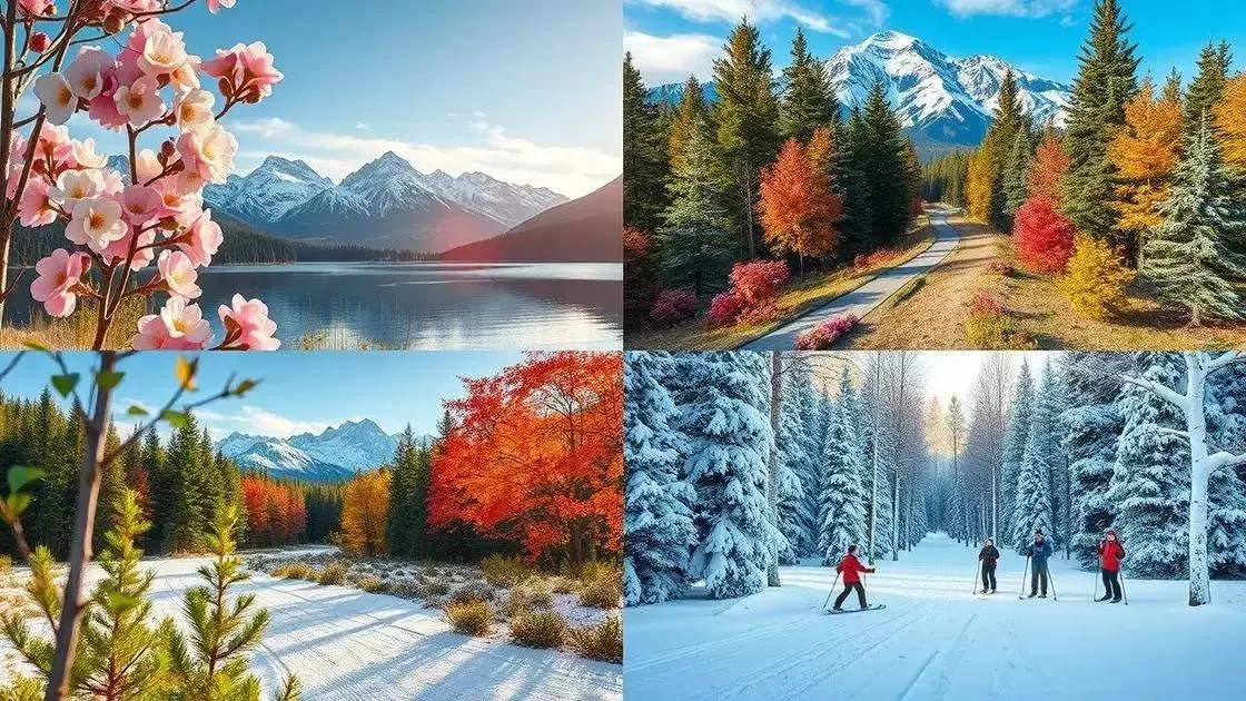 Dicas práticas para aproveitar cada estação