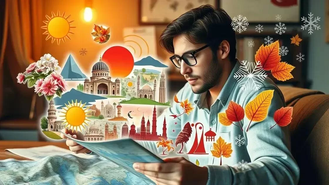 dicas práticas para montar seu roteiro conforme a estação