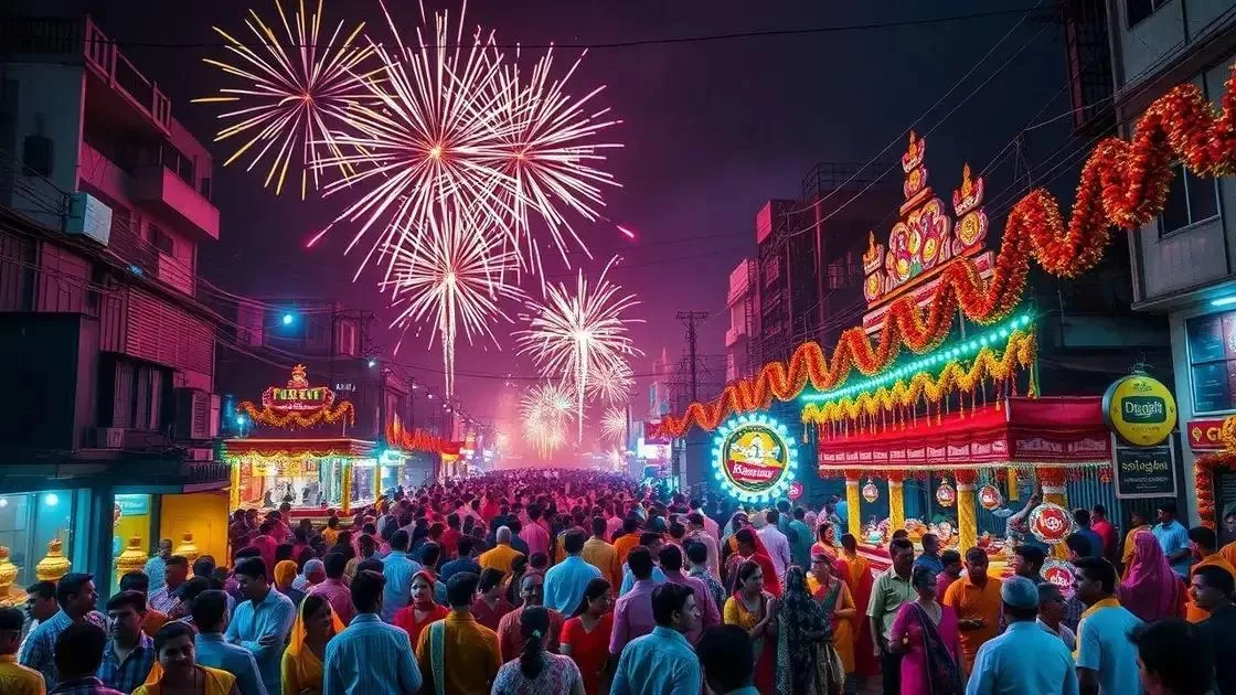Eventos e festivais que influenciam a visita