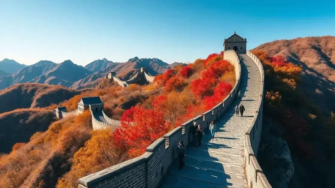 melhor época para conhecer a muralha da china