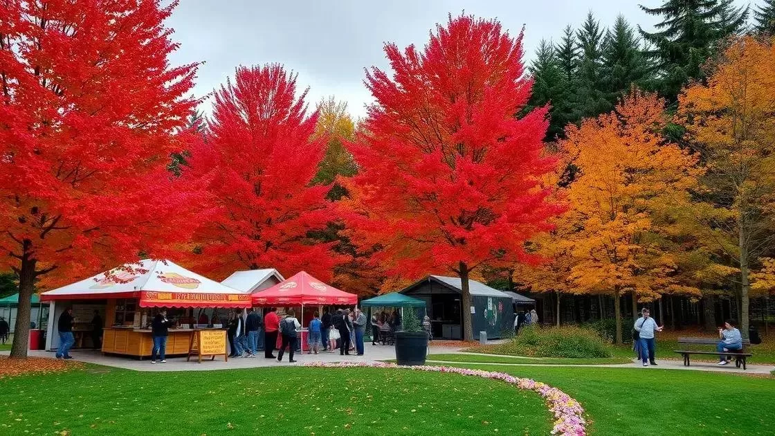 Outono: cores vibrantes e festivais