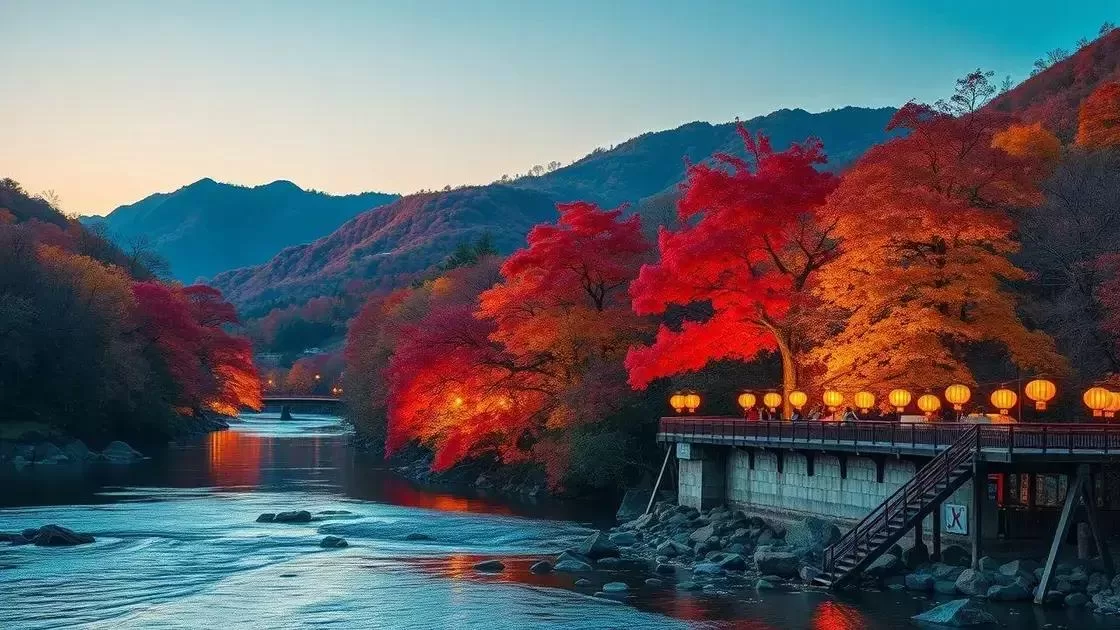 outono: cores vibrantes e temperaturas amenas