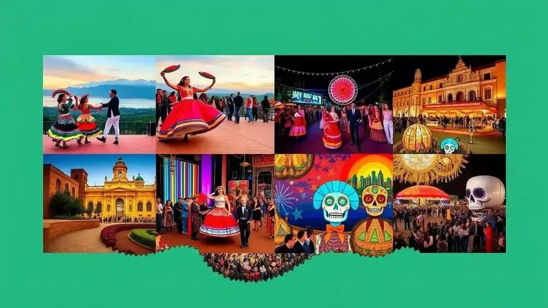 principais eventos culturais e festivais por temporada