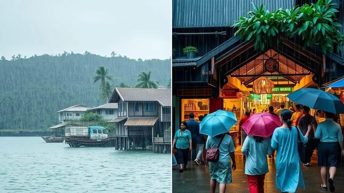 temporadas de monções e como evitá-las