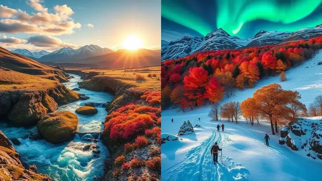 Vantagens e cuidados em cada estação do ano