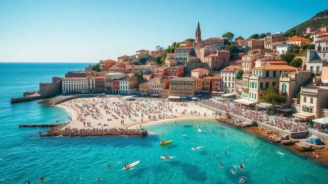 verão na Itália: calor, praias e multidões