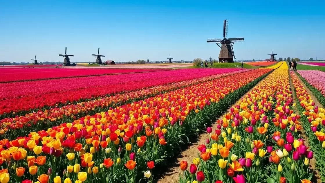 a época das tulipas: quando e onde ver