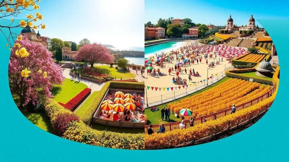 a influência das estações do ano no turismo