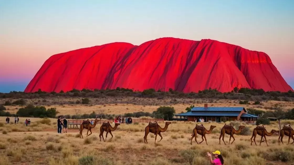Aventuras no deserto vermelho de uluru