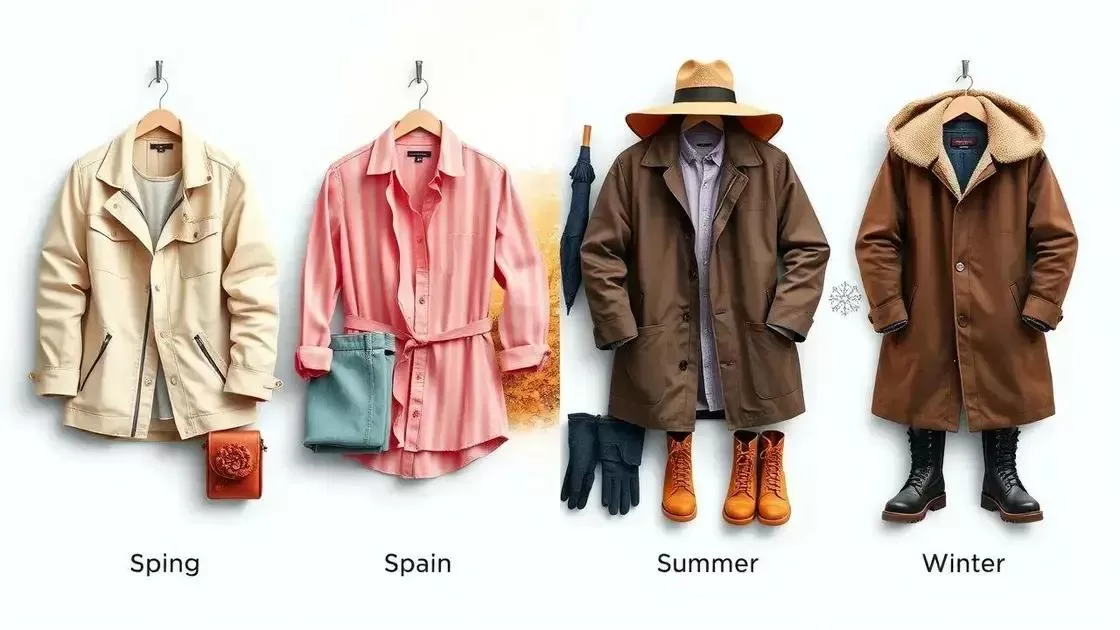 Cuidados com clima e roupas para cada estação Cuidados com clima e roupas para cada estação