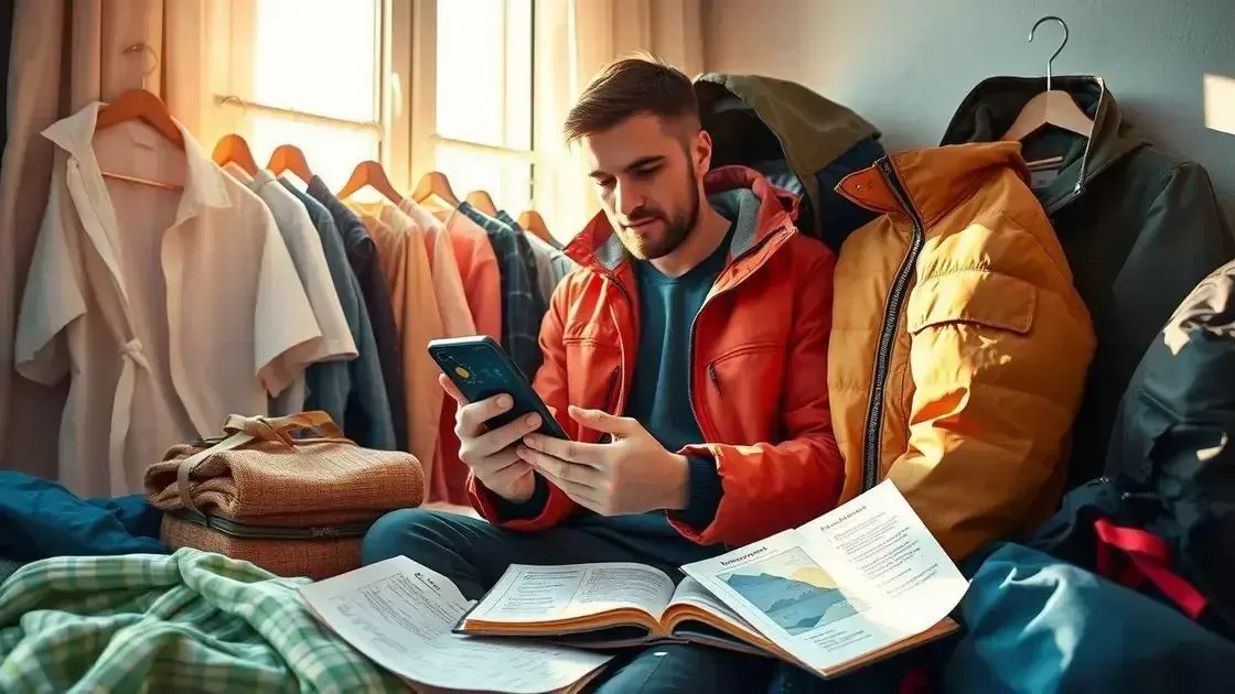 dicas para planejar a viagem conforme o clima