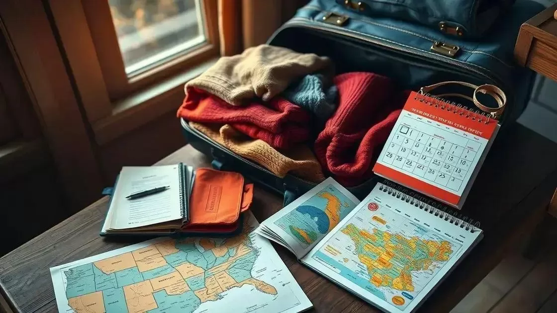 Dicas práticas para planejar sua viagem conforme a época escolhida