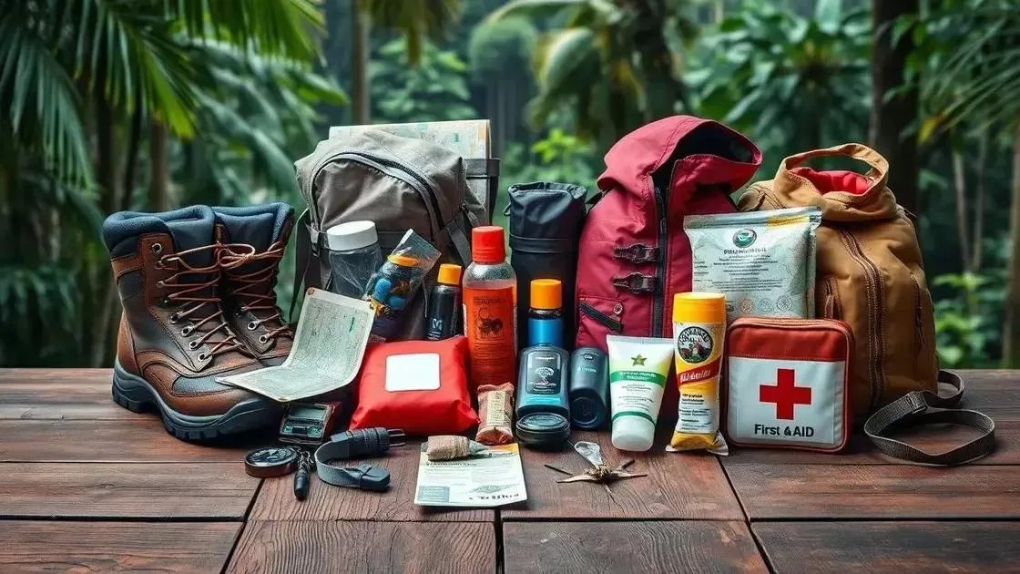 Equipamentos essenciais para explorar a Guiana Equipamentos essenciais para explorar a Guiana