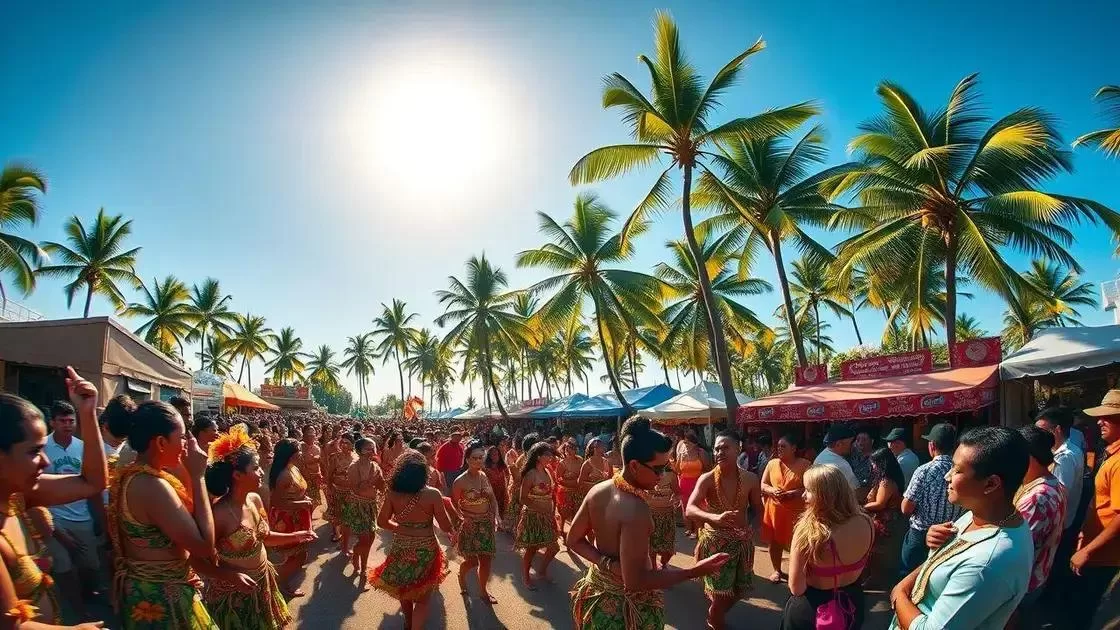 Eventos e festivais que influenciam a temporada