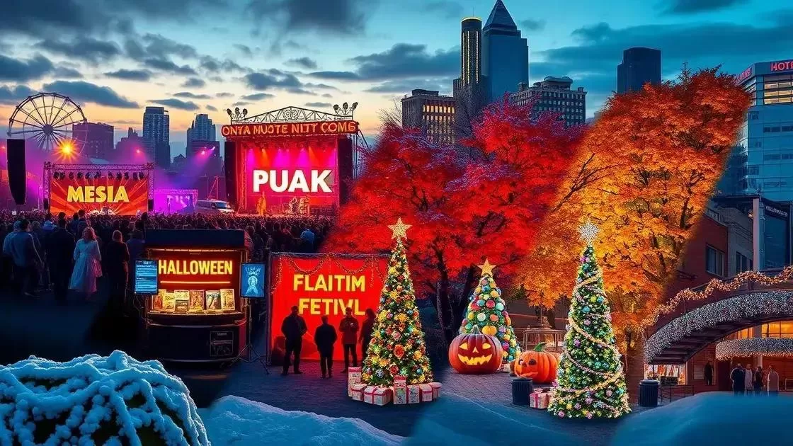 Eventos sazonais que mudam a experiência da viagem