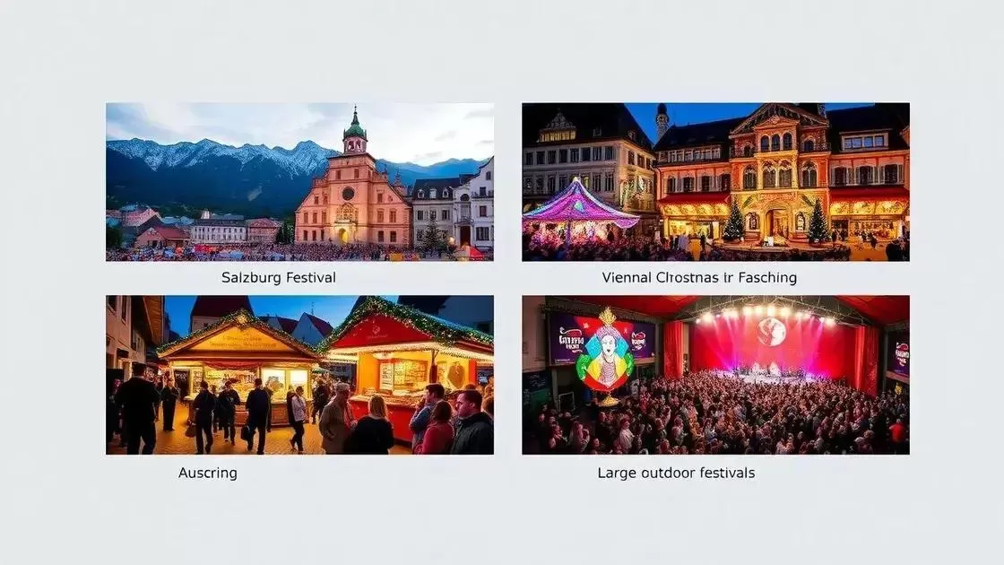 festivais e eventos tradicionais