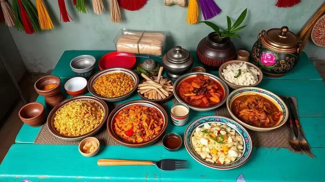 Gastronomia típica e cultura local