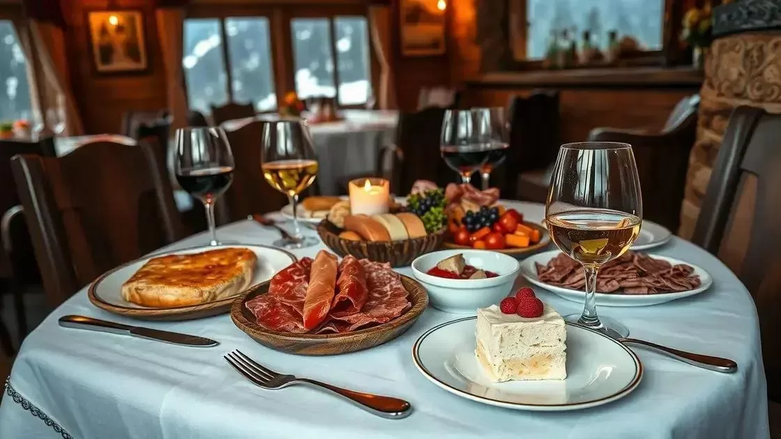 Gastronomia típica para experimentar