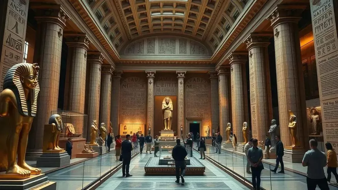 Museus e a riqueza arqueológica do Egito Museus e a riqueza arqueológica do Egito