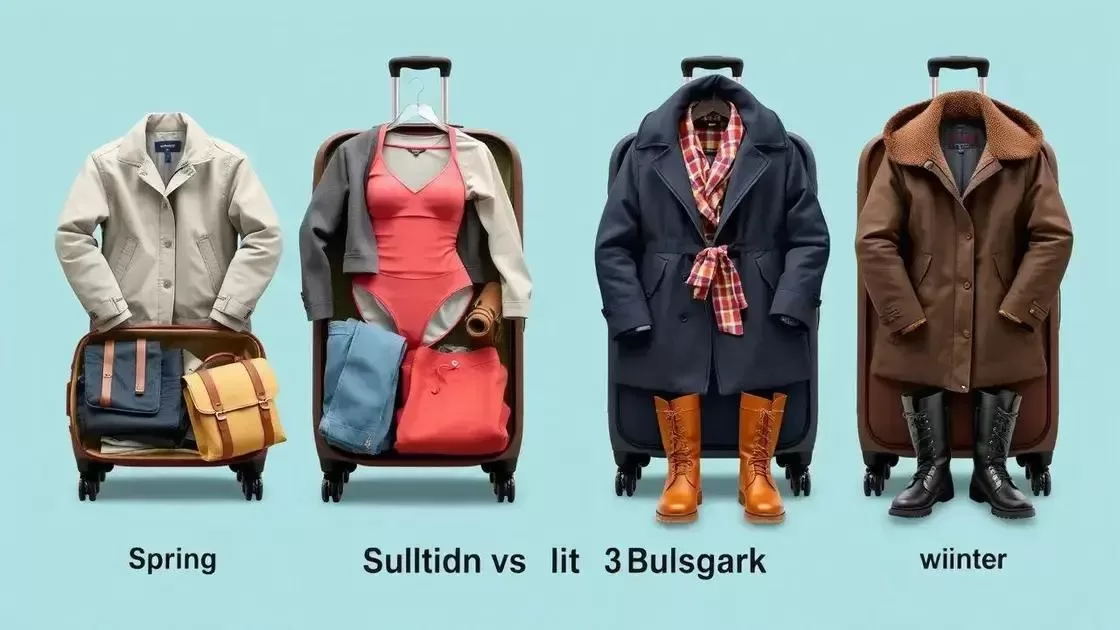 o que levar na mala para cada estação na Bulgária