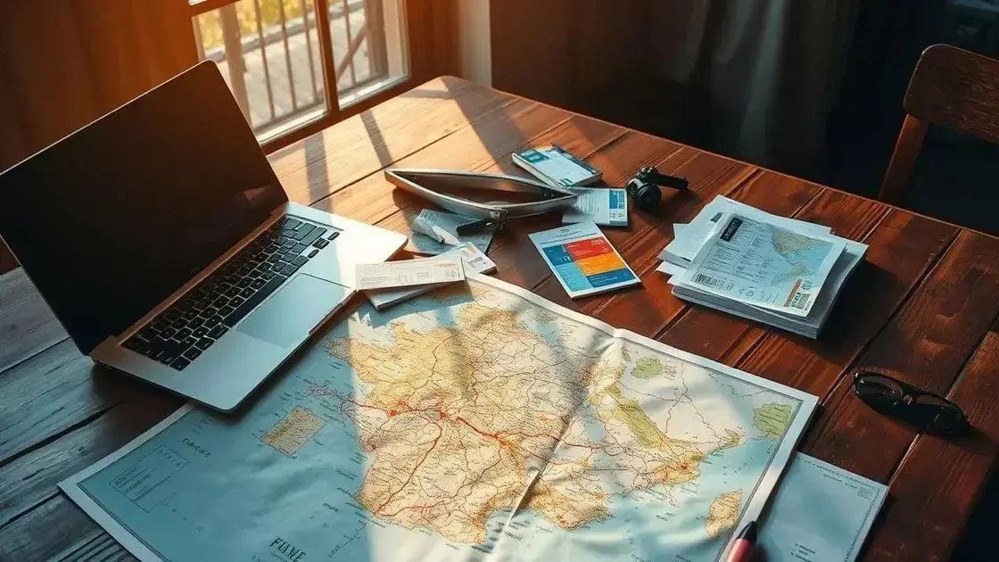 Planejamento de viagem: orçamento e reservas conforme a época escolhida