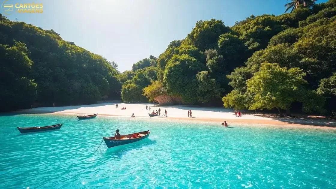 Praias escondidas para relaxar e nadar Praias escondidas para relaxar e nadar