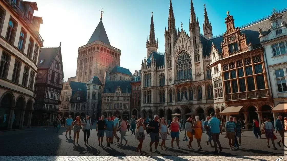 principais atrações históricas na Bélgica