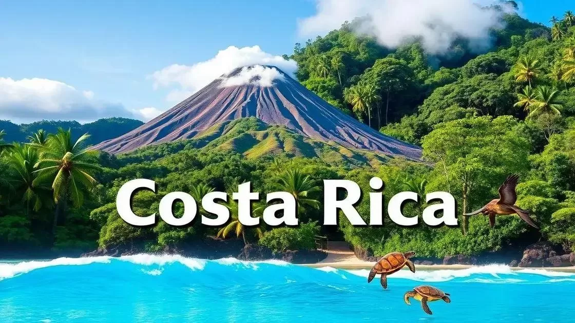 Principais atrações naturais da Costa Rica Principais atrações naturais da Costa Rica
