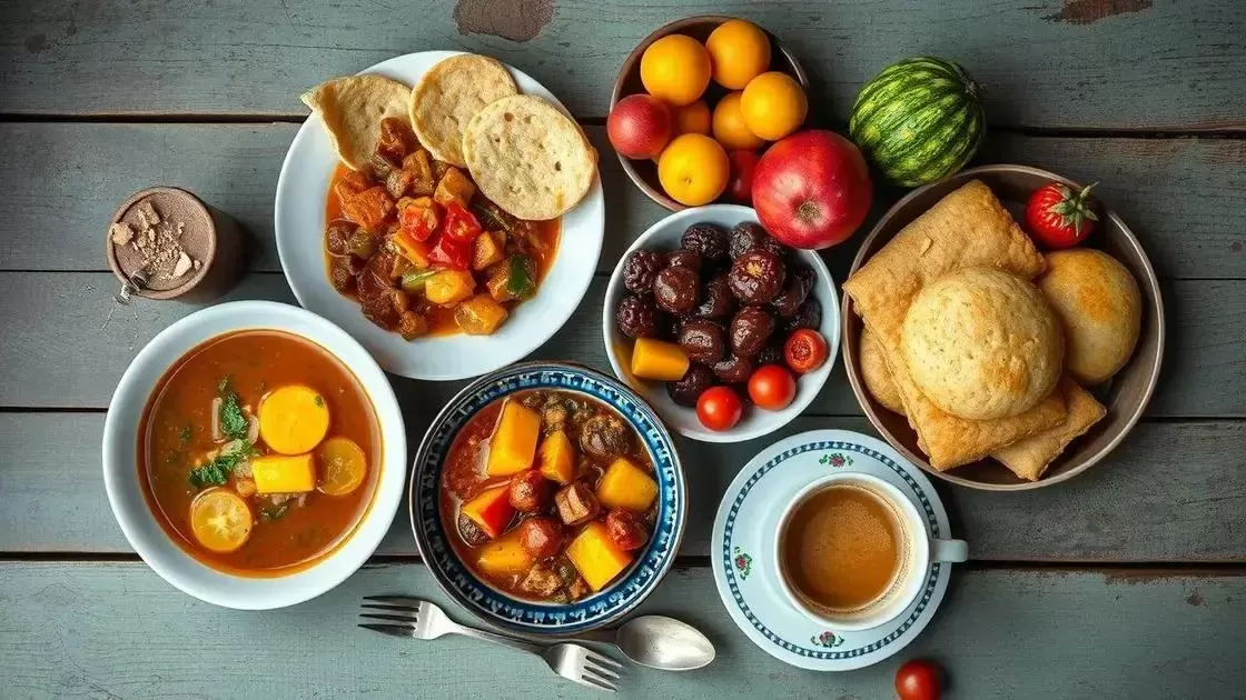Saboreie a culinária colombiana típica