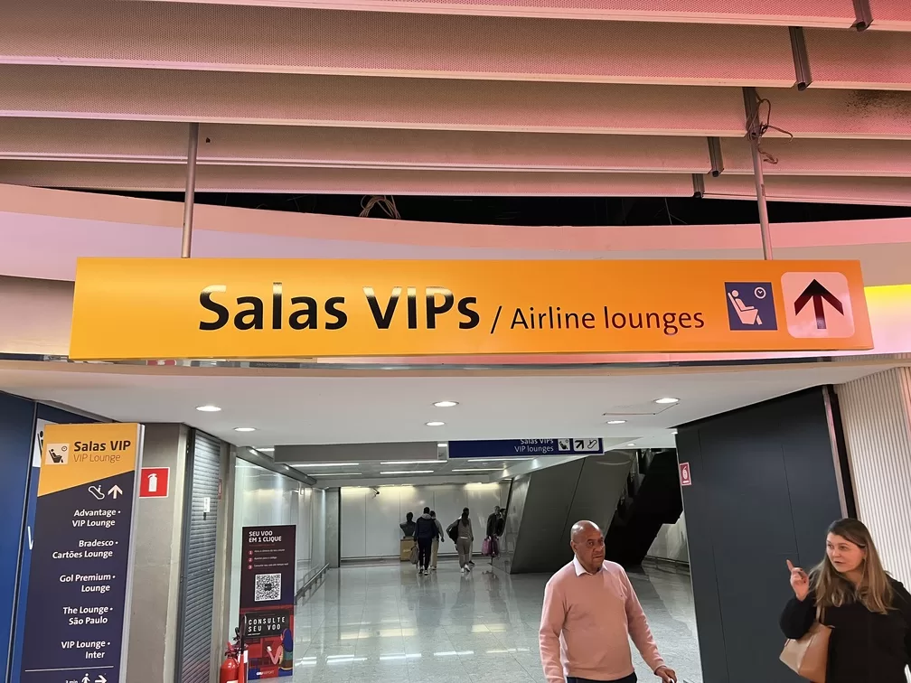 sala vip Bradesco gru t2 entrada