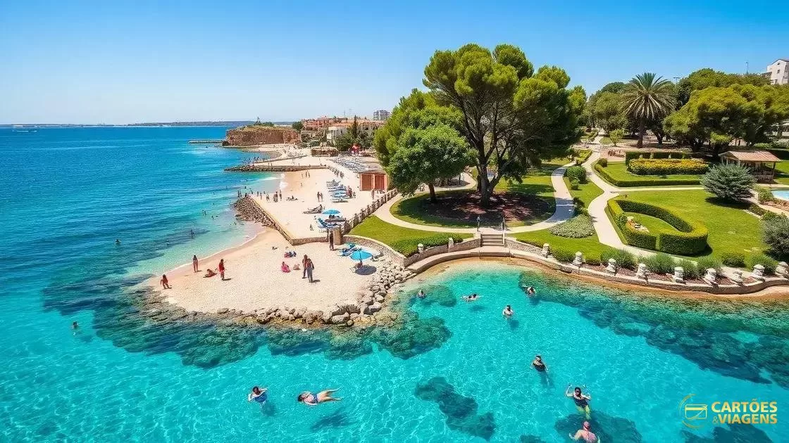 praias, parques e áreas de lazer para relaxar
