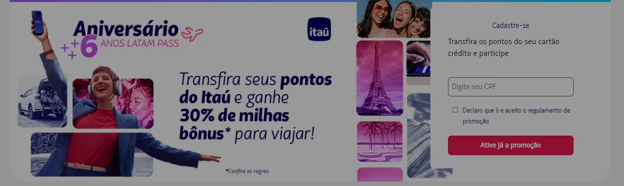 Latam Pass e Itaú