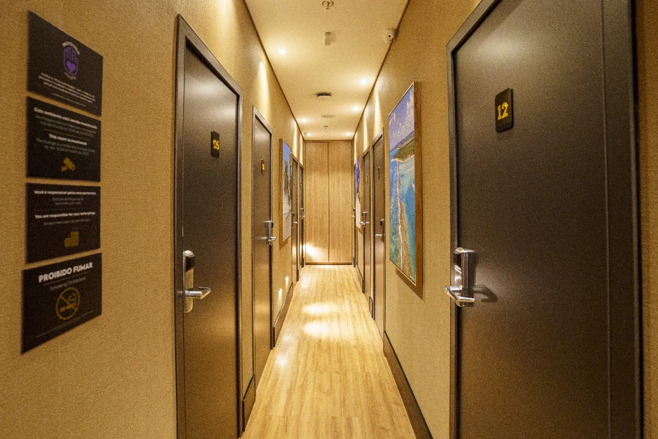 Nova sala VIP WP em Recife corredores