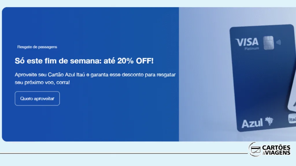 Passagens aéreas Azul com desconto