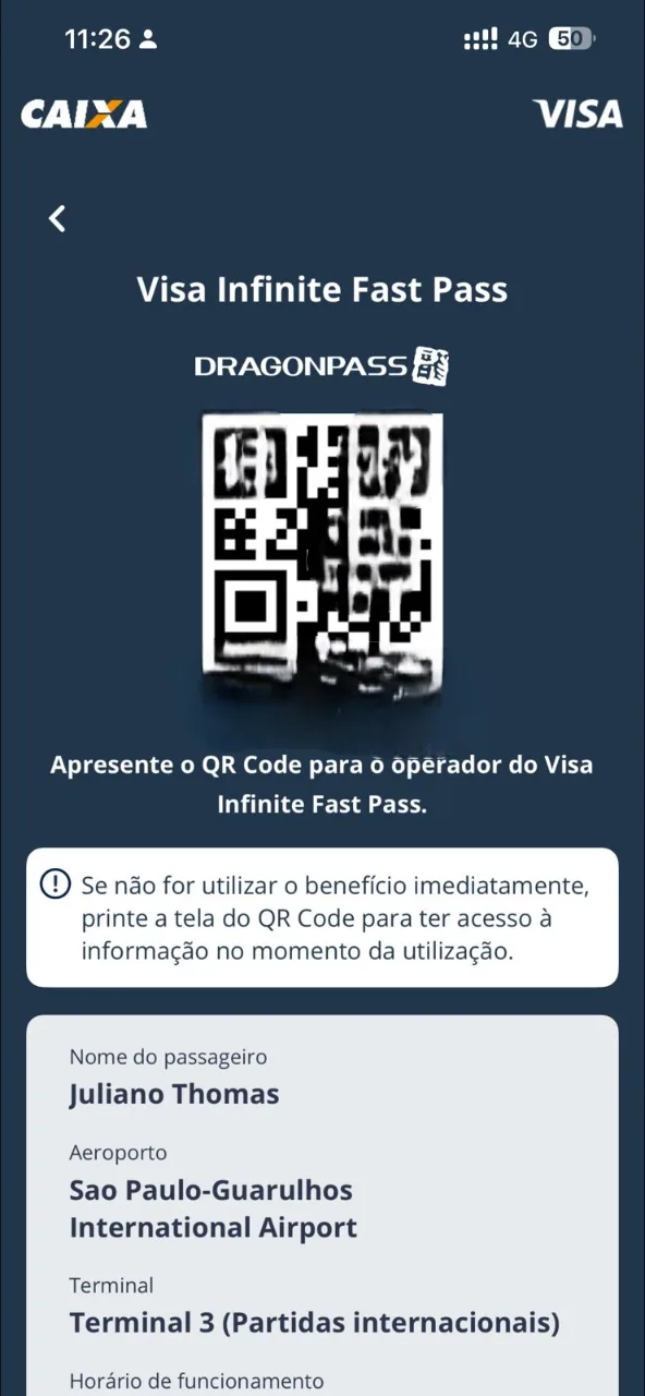 Visa Infinite Fast Pass Visa Infinite Fast Pass