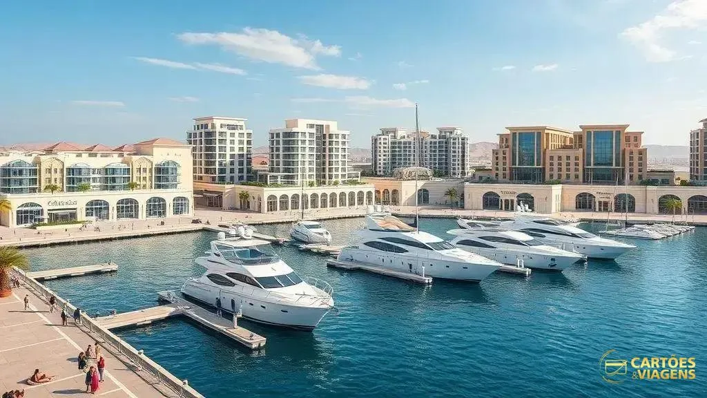 Experiência no The Pearl Qatar: luxo e modernidade Experiência no The Pearl Qatar: luxo e modernidade