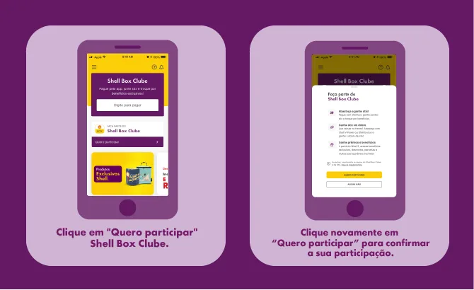 shell box clube app