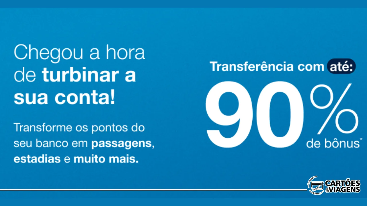 Bancos Parceiros para o Azul Fidelidade com até 90% extras (até 29/10)
