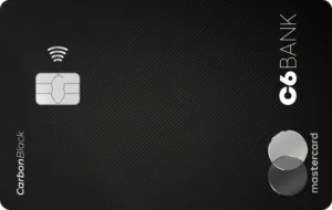 cartões para pontuar na Livelo C6 Carbon Mastercard, cartões para pontuar na Livelo