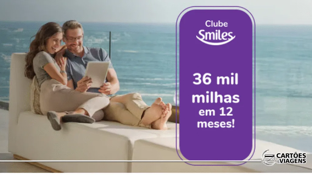 Plano Smiles Básico com Bônus: Ganhe 36.000 Milhas em 12 Meses! 1 Plano Smiles Básico com Bônus