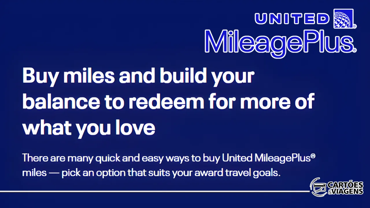 Pontos United MileagePlus com desconto: até 45% OFF na compra de milhas