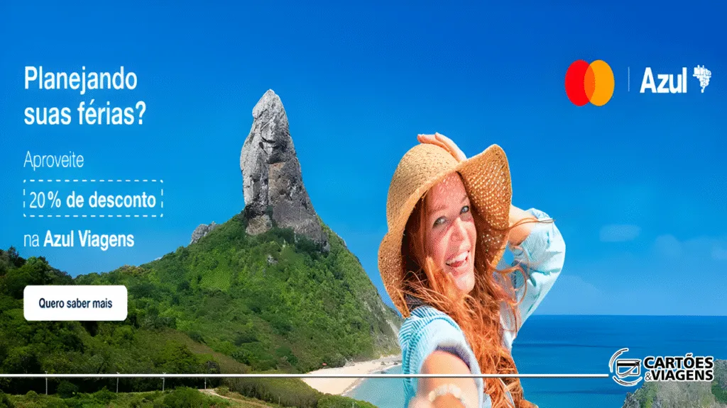 Mastercard Surpreenda e Azul Viagens: 20% OFF em pacotes (aéreo + hotel)! 2 Surpreenda e Azul Viagens