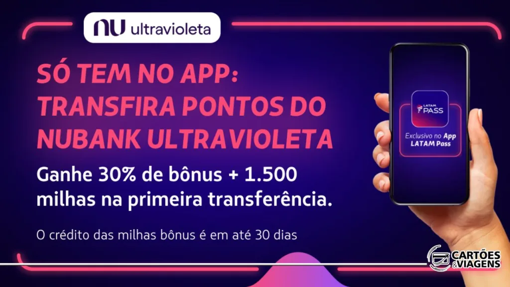 Nubank Ultravioleta Milhas Extras